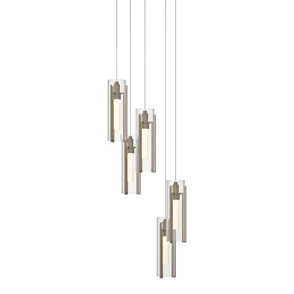 Exos Glass 5-Light Pendant