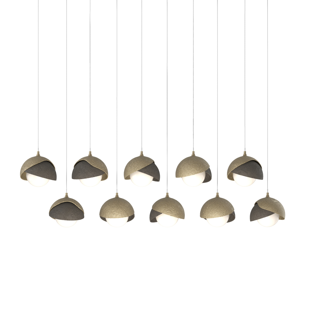 Brooklyn 10-Light Double Shade Pendant