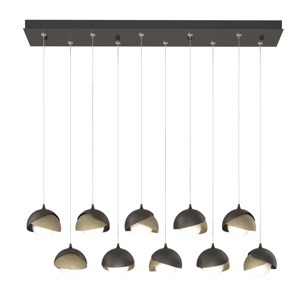 Brooklyn 10-Light Double Shade Pendant