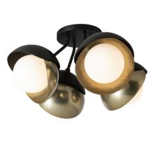  121376-SKT-10-86-GG0711 - Brooklyn 4-Light Double Shade Semi-Flush