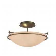 Hubbardton Forge 124302-SKT-84-SS0047 - Plain Small Semi-Flush