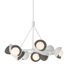 Hubbardton Forge 131068-SKT-MULT-02-07-GG0711 - Brooklyn 9-Light Double Shade Ring Pendant