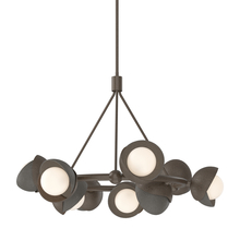 Hubbardton Forge 131068-SKT-MULT-05-07-GG0711 - Brooklyn 9-Light Double Shade Ring Pendant