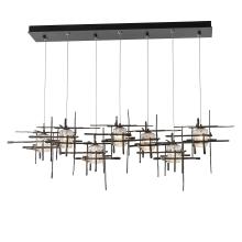 Hubbardton Forge 131095-SKT-STND-07-II0728 - Tura 7-Light Seeded Glass Pendant