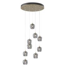 Hubbardton Forge 131103-SKT-STND-84-YL0709 - Ume 9-Light Pendant