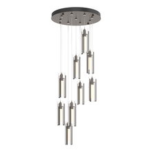 Hubbardton Forge 131104-SKT-STND-05-ZM0065 - Exos Glass 9-Light Pendant