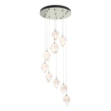 Hubbardton Forge 131140-SKT-LONG-85-WP0754 - Chrysalis 9-Light Small Crystal Pendant