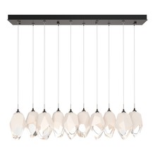 Hubbardton Forge 131144-SKT-LONG-14-WP0755 - Chrysalis 10-Light Large Crystal Pendant