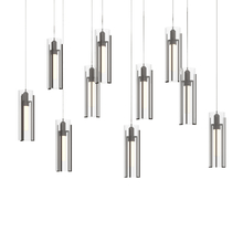 Hubbardton Forge 131204-SKT-LONG-14-ZM0065 - Exos Glass 10-Light Pendant