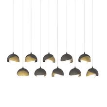 Hubbardton Forge 131205-SKT-LONG-20-86-GG0711 - Brooklyn 10-Light Double Shade Pendant