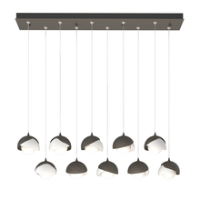 Hubbardton Forge 131205-SKT-STND-07-02-GG0711 - Brooklyn 10-Light Double Shade Pendant