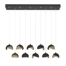 Hubbardton Forge 131205-SKT-STND-10-84-GG0711 - Brooklyn 10-Light Double Shade Pendant