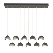 Hubbardton Forge 131205-SKT-STND-20-85-GG0711 - Brooklyn 10-Light Double Shade Pendant