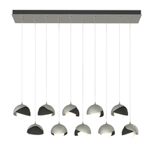 Hubbardton Forge 131205-SKT-STND-85-10-GG0711 - Brooklyn 10-Light Double Shade Pendant