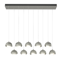 Hubbardton Forge 131205-SKT-STND-85-85-GG0711 - Brooklyn 10-Light Double Shade Pendant