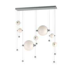 Hubbardton Forge 139054-LED-STND-82-GG0694 - Abacus 7-Light Double Linear LED Pendant