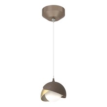 Hubbardton Forge 161183-SKT-STND-05-86-GG0711 - Brooklyn Double Shade Low Voltage Mini Pendant