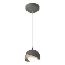 Hubbardton Forge 161183-SKT-STND-20-84-GG0711 - Brooklyn Double Shade Low Voltage Mini Pendant