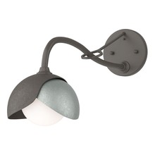 Hubbardton Forge 201377-SKT-07-82-GG0711 - Brooklyn 1-Light Double Shade Long-Arm Sconce