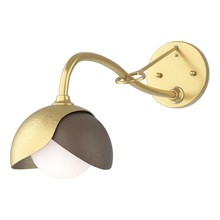 Hubbardton Forge 201377-SKT-86-05-GG0711 - Brooklyn 1-Light Double Shade Long-Arm Sconce