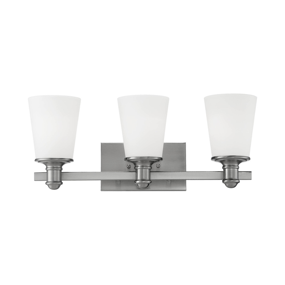 Cimmaron 3-Light Vanity Satin Nickel