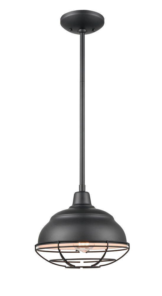 1-Light Mini-Pendant light Matte Black