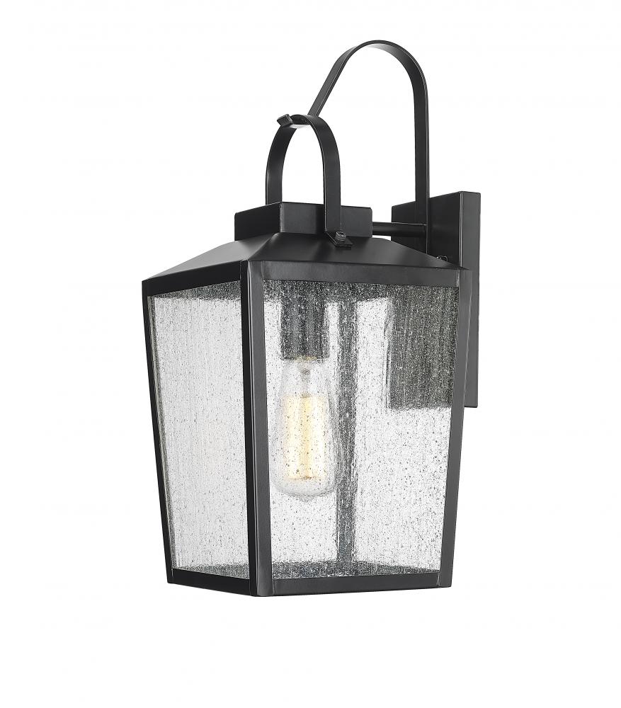 Devens 1-Light Outdoor Wall Sconce Powder Coated Black