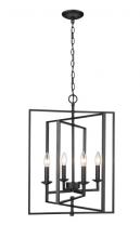 Millennium 3231-MB - Nellis 4-Light Pendant light Matte Black