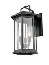 Millennium 2685-PBK - Ellis 3-Light Outdoor Wall Sconce Powder Coated Black