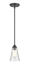 Millennium 1461-MB - Natalie 1-Light Pendant light Matte Black