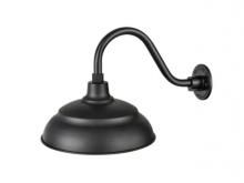 Millennium RWHS14-SB - R Series 1-Light Warehouse Shade Satin Black