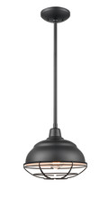 Millennium 5301-MB - 1-Light Mini-Pendant light Matte Black