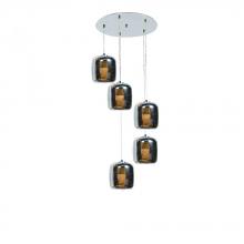 Access 62342LEDDLP-MSS/SMAMB - 5 Light Cluster Pendant