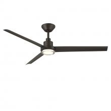 Modern Forms US - Fans Only FR-W2501-56L-MB - Bolo Downrod ceiling fan
