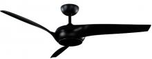 Modern Forms US - Fans Only FR-W1916-56L-MB - Nirvana 56" Fan with LED Light- Matte Black