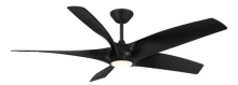Modern Forms US - Fans Only FR-W2401-62L-MB - Zephyr 5 Downrod ceiling fan