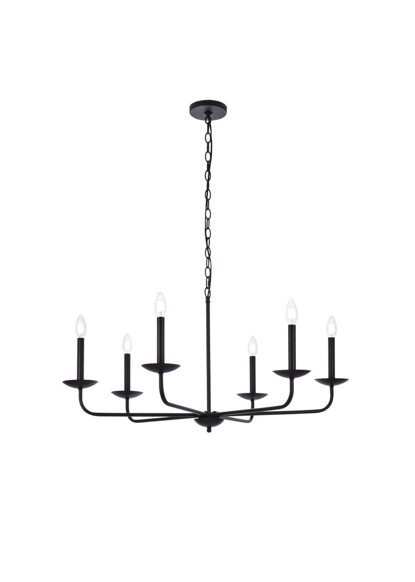 Cohen 36 inch pendant in black