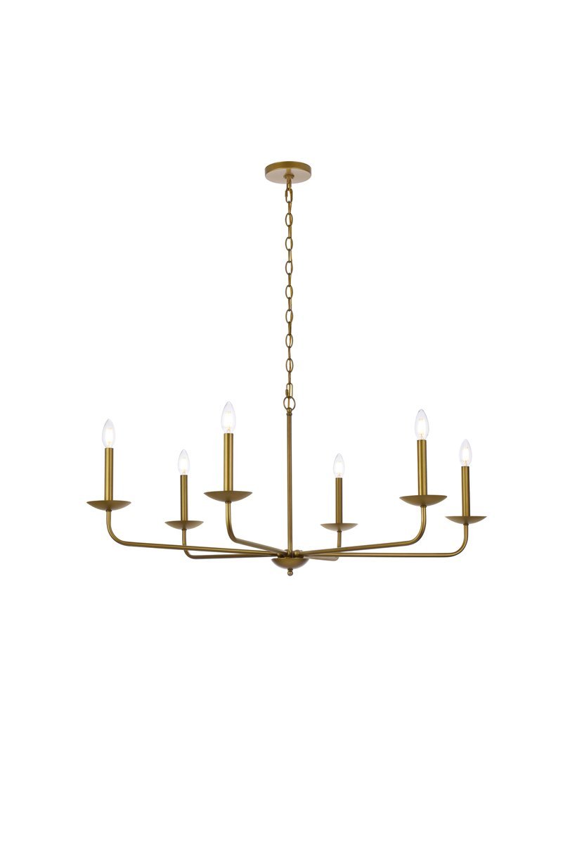 Cohen 42 inch pendant in brass