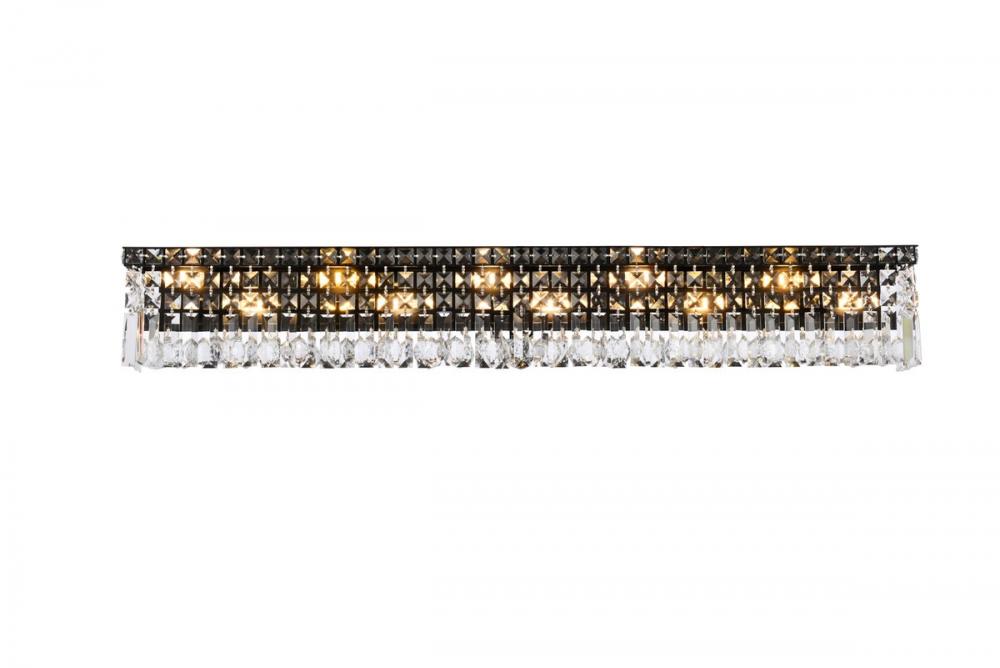 Maxime 44 inch black wall sconce