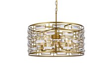 Elegant 1108D24BR - Kennedy 24 Inch Pendant in Brass