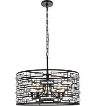 Elegant 1108D24BK - Kennedy 24 Inch Pendant in Black