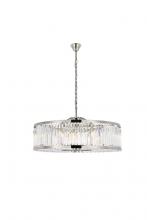 Elegant 1233G43PN/RC - Chelsea 10 Light Polished Nickel Chandelier Clear Royal Cut Crystal