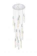 Elegant 2089G30C - Aurora 30 inch Chandelier in Chrome