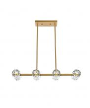 Elegant 3505D31SG - Eren 31 Inch Pendant Light in Satin Gold