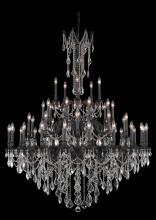 Elegant 9245G54DB/RC - Rosalia 45 Light Dark Bronze Chandelier Clear Royal Cut Crystal