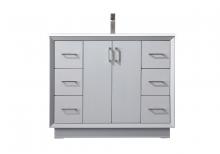 Elegant VF19642GR - 42 Inch SIngle Bathroom Vanity In Grey