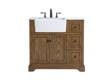 Elegant VF60236DW - 36 Inch Single Bathroom Vanity in Driftwood