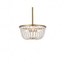 Elegant 1114D13BR - Gianna 13 Inch Pendant in Brass