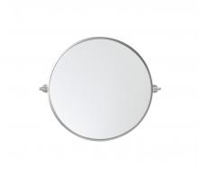 Elegant MR6B24GD - Round Pivot Mirror 24 Inch in Gold