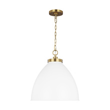 Visual Comfort & Co. Studio Collection CP1301MWTBBS - Wellfleet Large Dome Pendant